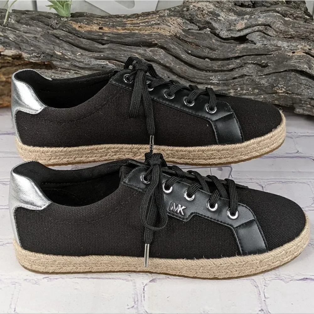 NWT Michael Kors Libby Lace-Up Espadrilles